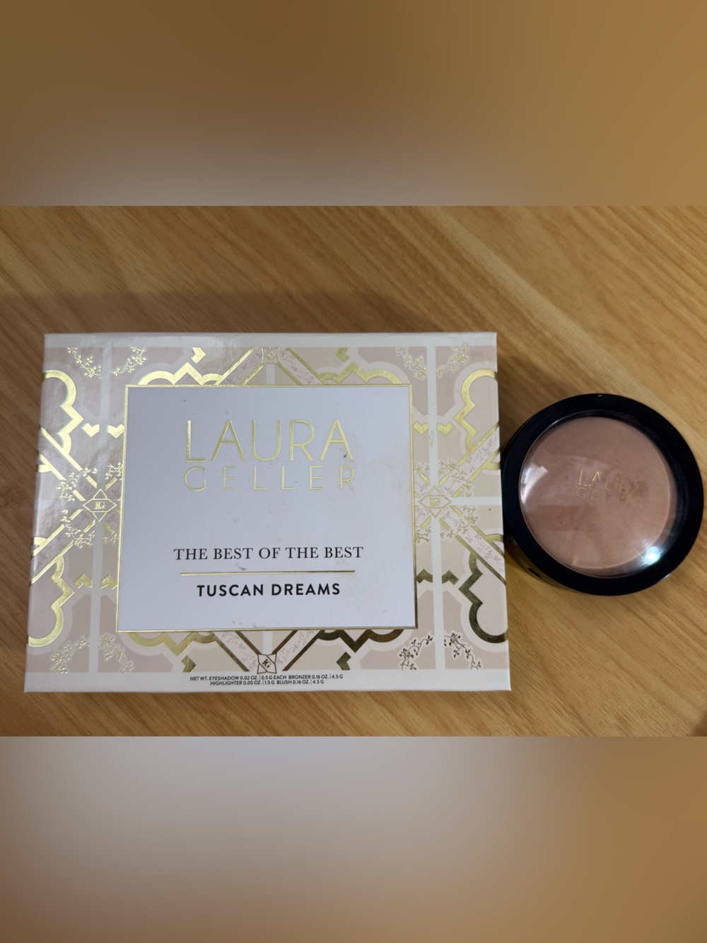 Laura Geller Baked Starter Kit - medium foundation and Tuscan Dreams Palette